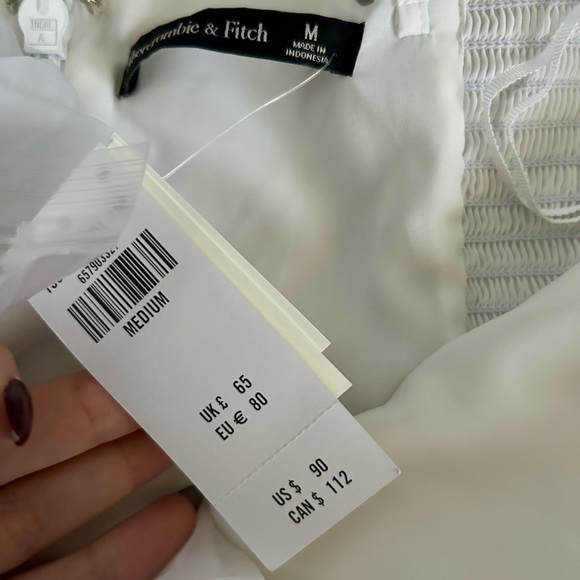 NWT Abercrombie & Fitch tiered chiffon mini dress - Picture 8 of 8